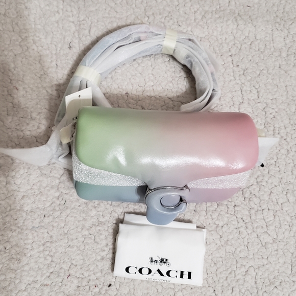 COACH Pillow Tabby Ombré Leather Shoulder Bag 18 - Picture 6 of 10